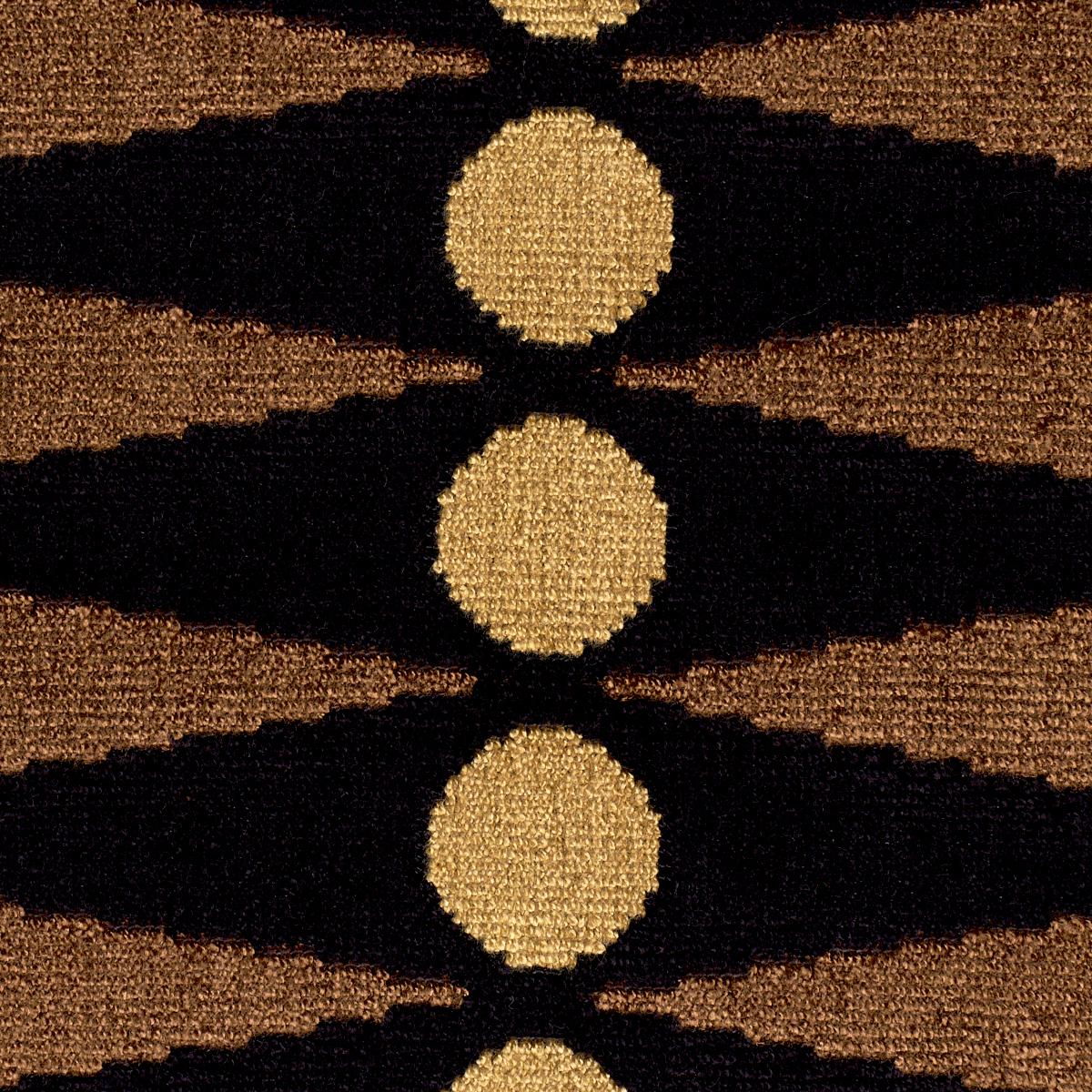 Schumacher Backgammon Cut Velvet Ochre Fabric
