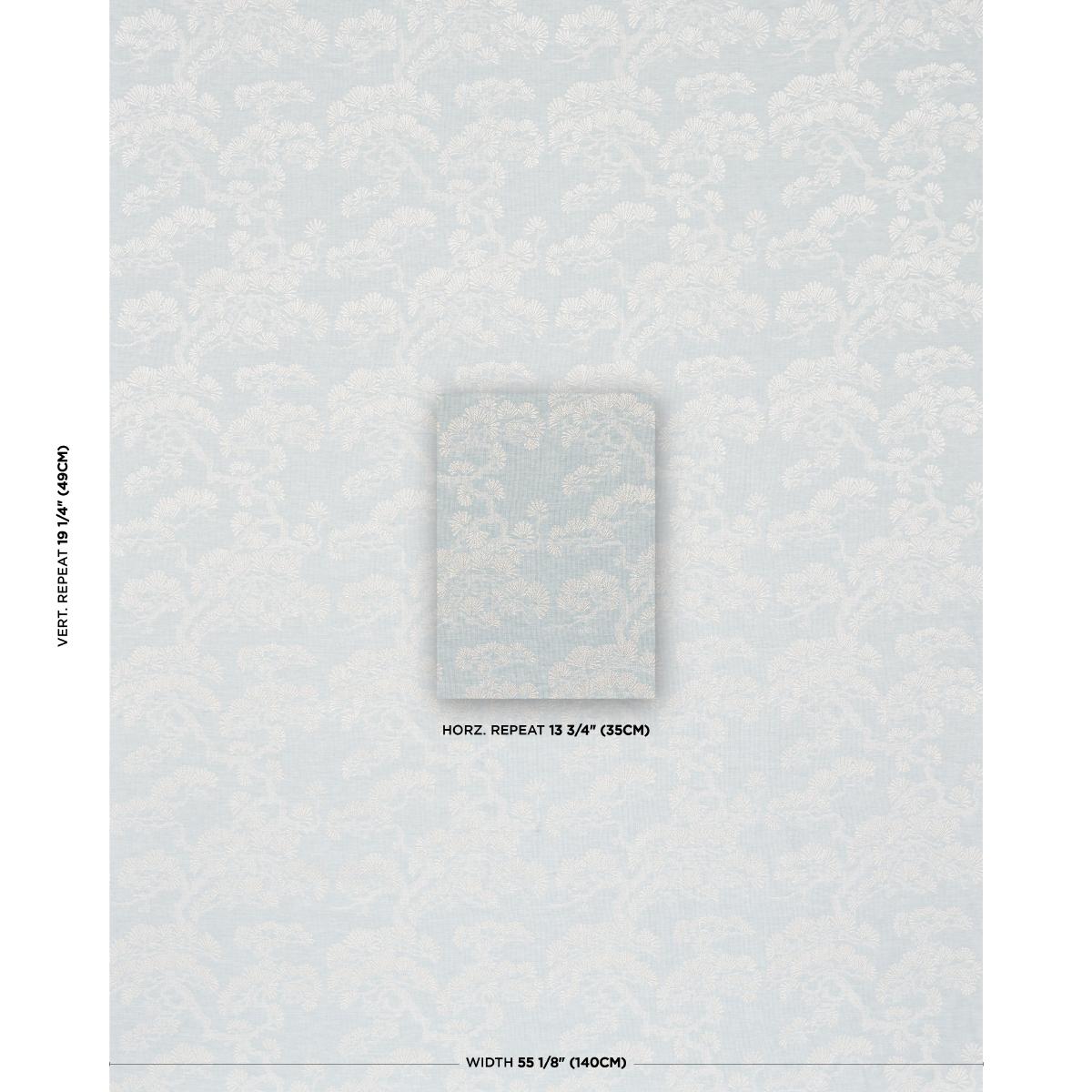 Schumacher Hinata Sky Fabric