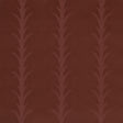 Schumacher Acanthus Stripe Velvet Terracotta Fabric