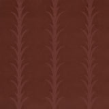 Schumacher Acanthus Stripe Velvet Terracotta Fabric