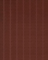 Schumacher Acanthus Stripe Velvet Terracotta Fabric