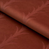 Schumacher Acanthus Stripe Velvet Terracotta Fabric