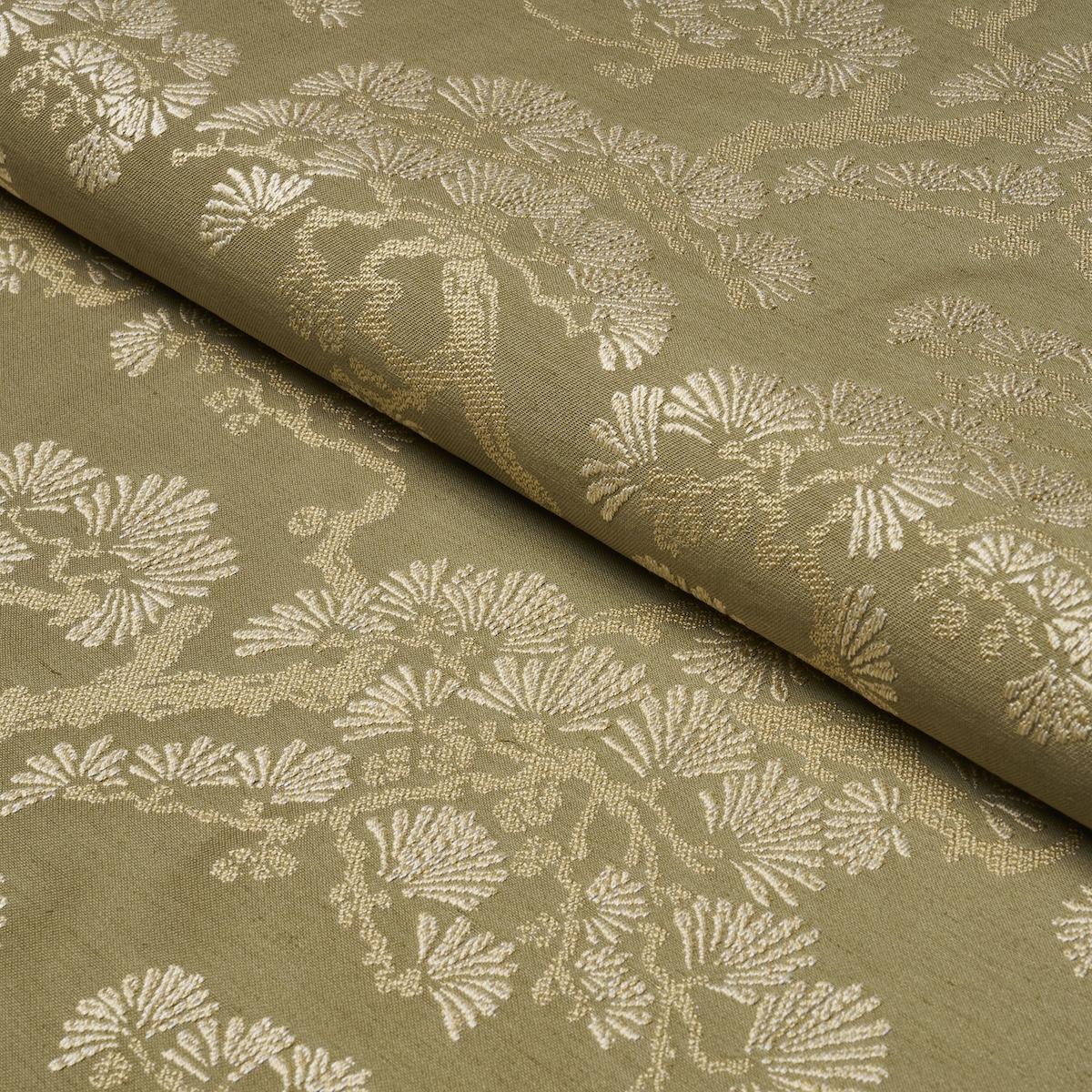 Schumacher Hinata Olive Fabric