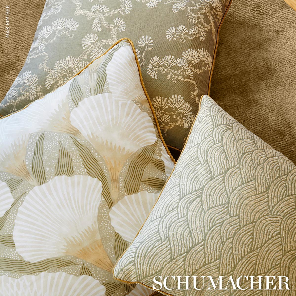Schumacher Hinata Olive Fabric