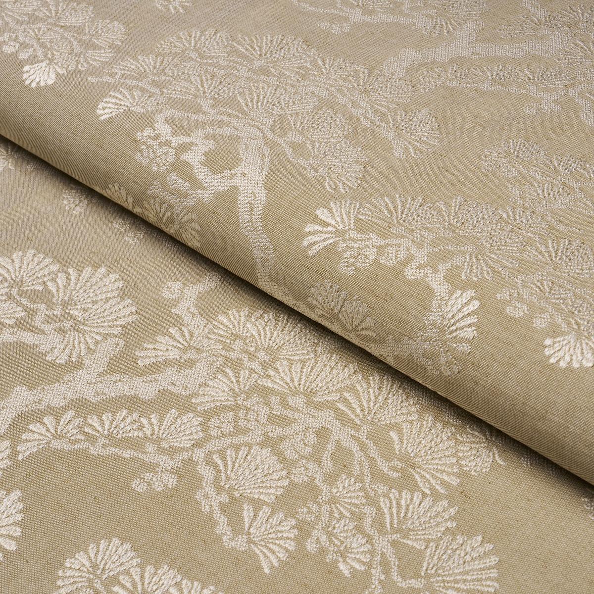 Schumacher Hinata Neutral Fabric