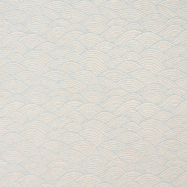 Schumacher Symphony Scallop Sky Fabric
