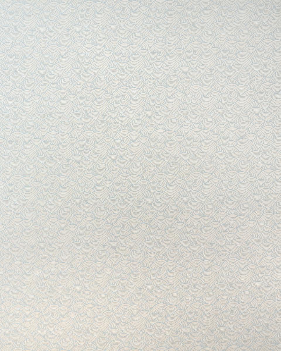 Schumacher Symphony Scallop Sky Fabric