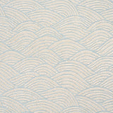 Schumacher Symphony Scallop Sky Fabric