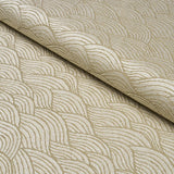 Schumacher Symphony Scallop Neutral Fabric