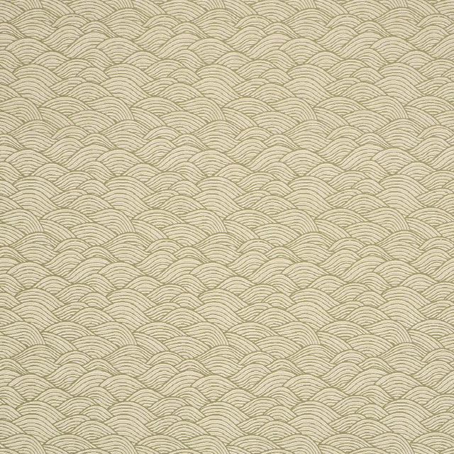 Schumacher Symphony Scallop Olive Fabric