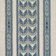 Schumacher Ayla Embroidery Ocean Fabric