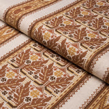 Schumacher Ayla Embroidery Spice Fabric