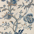 Lee Jofa DORTON EMBROIDERY INDIGO Fabric