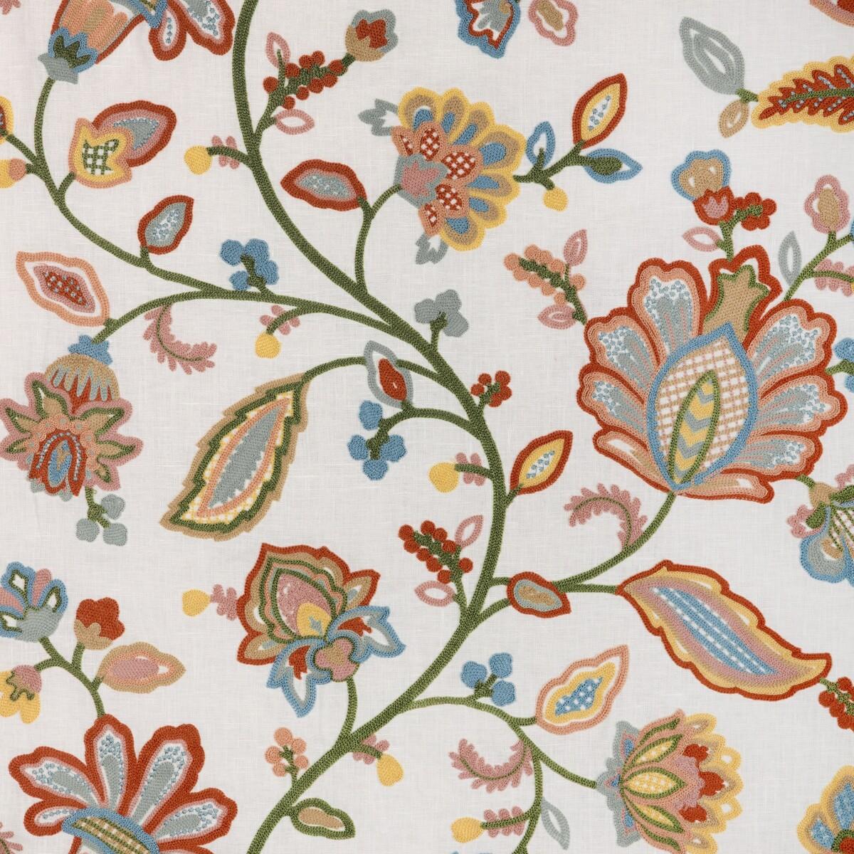 Lee Jofa WESTFIELD EMB IVORY/MULTI Fabric