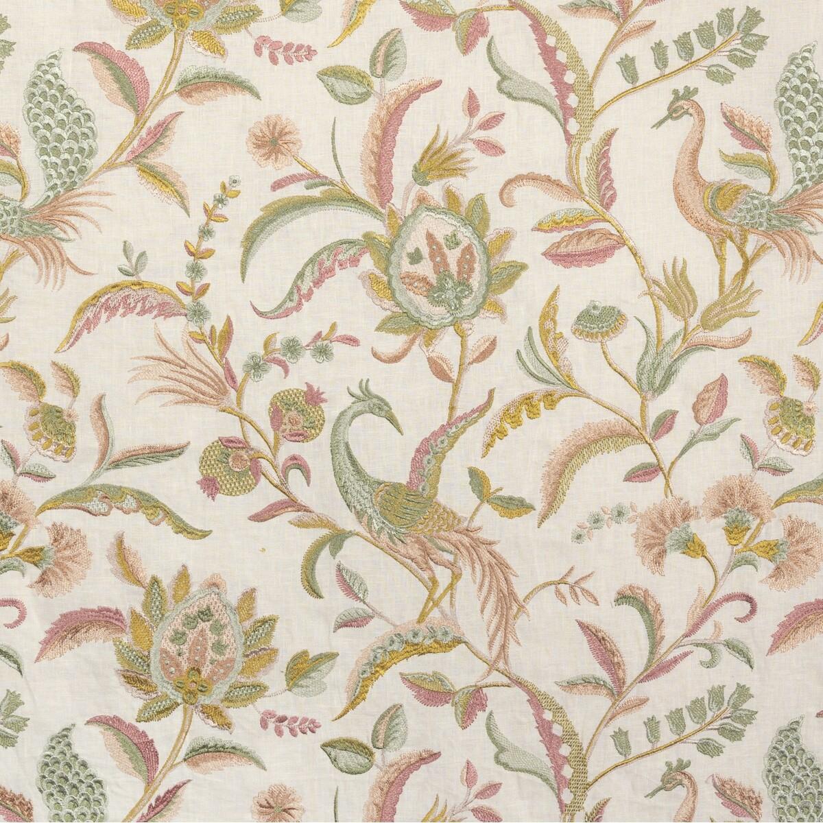 Lee Jofa PALAWAN EMB ROSE/LEAF Fabric