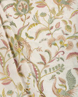 Lee Jofa PALAWAN EMB ROSE/LEAF Fabric
