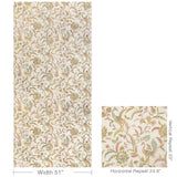 Lee Jofa PALAWAN EMB ROSE/LEAF Fabric