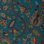 Lee Jofa WESTFIELD EMB TEAL/OCHRE Fabric