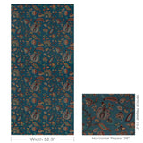 Lee Jofa WESTFIELD EMB TEAL/OCHRE Fabric