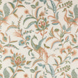 Lee Jofa PALAWAN EMB AQUA/CLAY Fabric