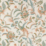 Lee Jofa PALAWAN EMB AQUA/CLAY Fabric