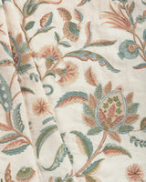 Lee Jofa PALAWAN EMB AQUA/CLAY Fabric