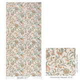 Lee Jofa PALAWAN EMB AQUA/CLAY Fabric
