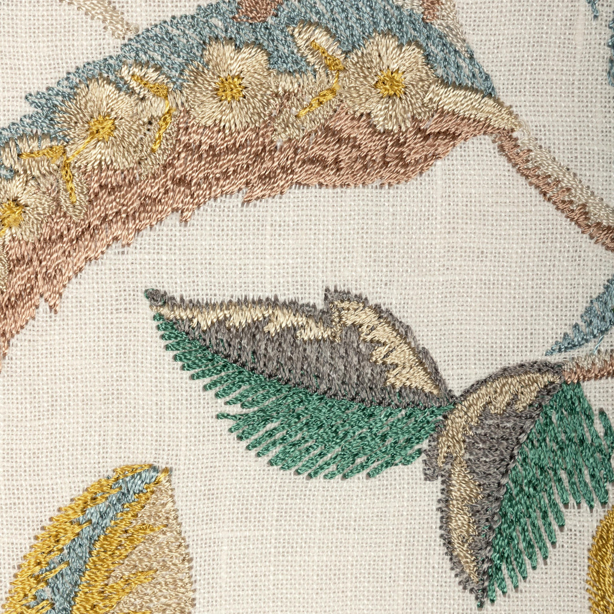 Lee Jofa PALAWAN EMB TEAL/GREEN Fabric