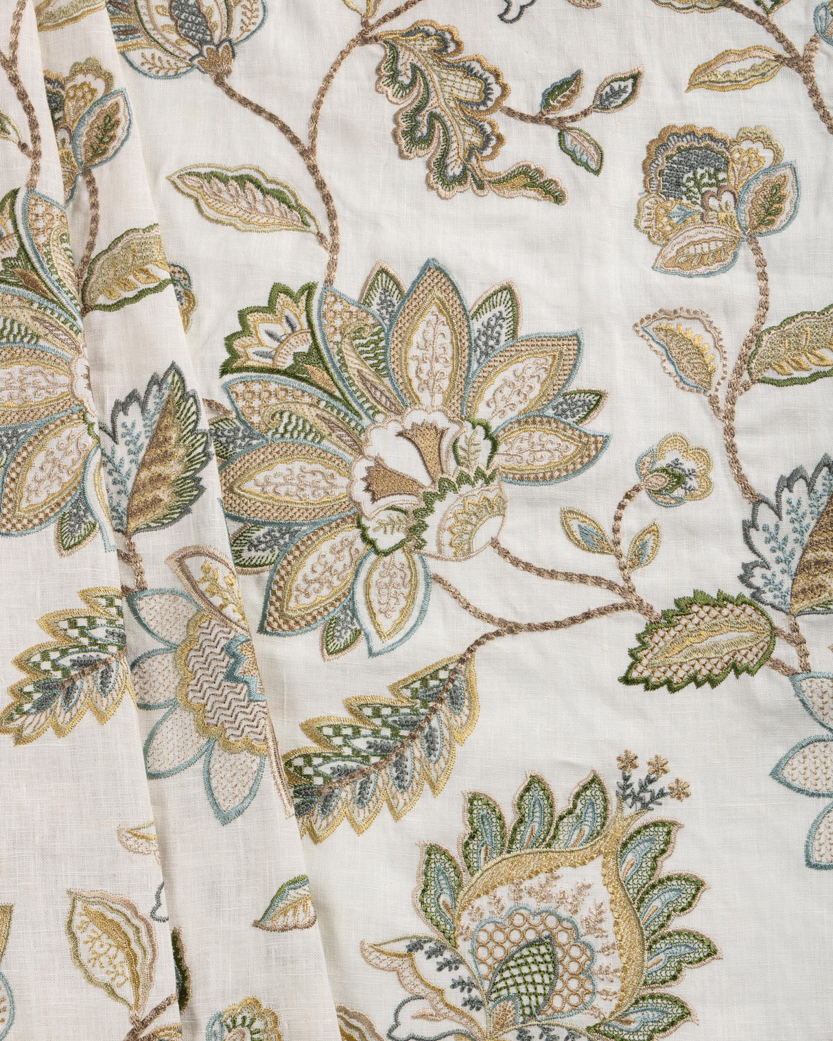Lee Jofa MAYFAIR EMB OLIVE Fabric