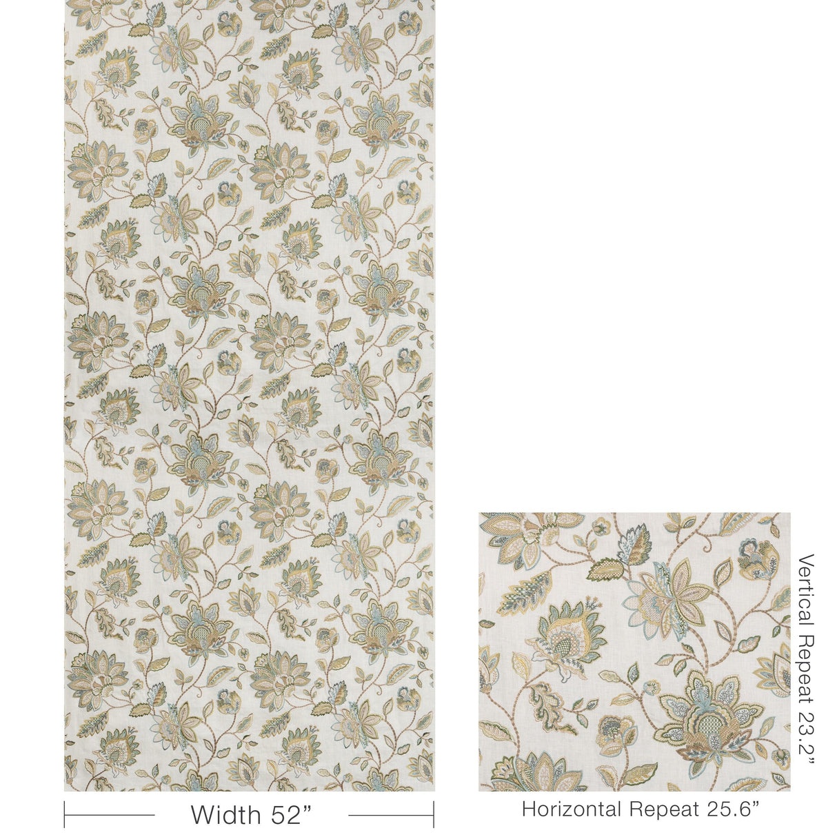 Lee Jofa MAYFAIR EMB OLIVE Fabric