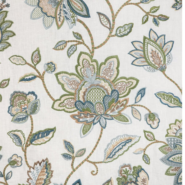 Lee Jofa MAYFAIR EMB OCEAN Fabric