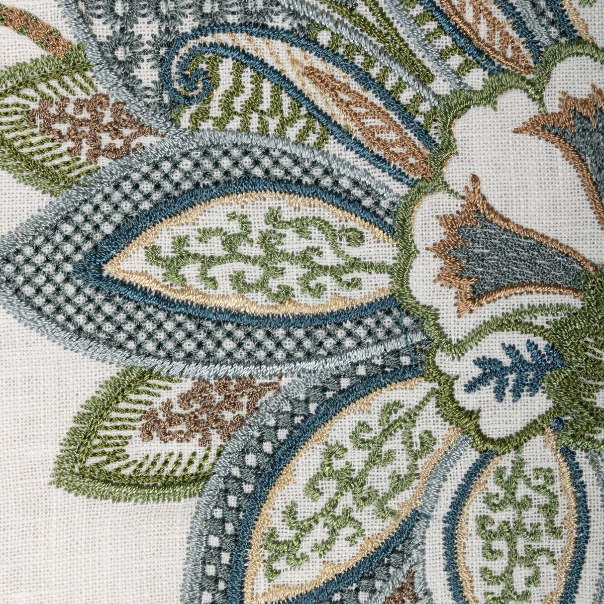 Lee Jofa MAYFAIR EMB OCEAN Fabric