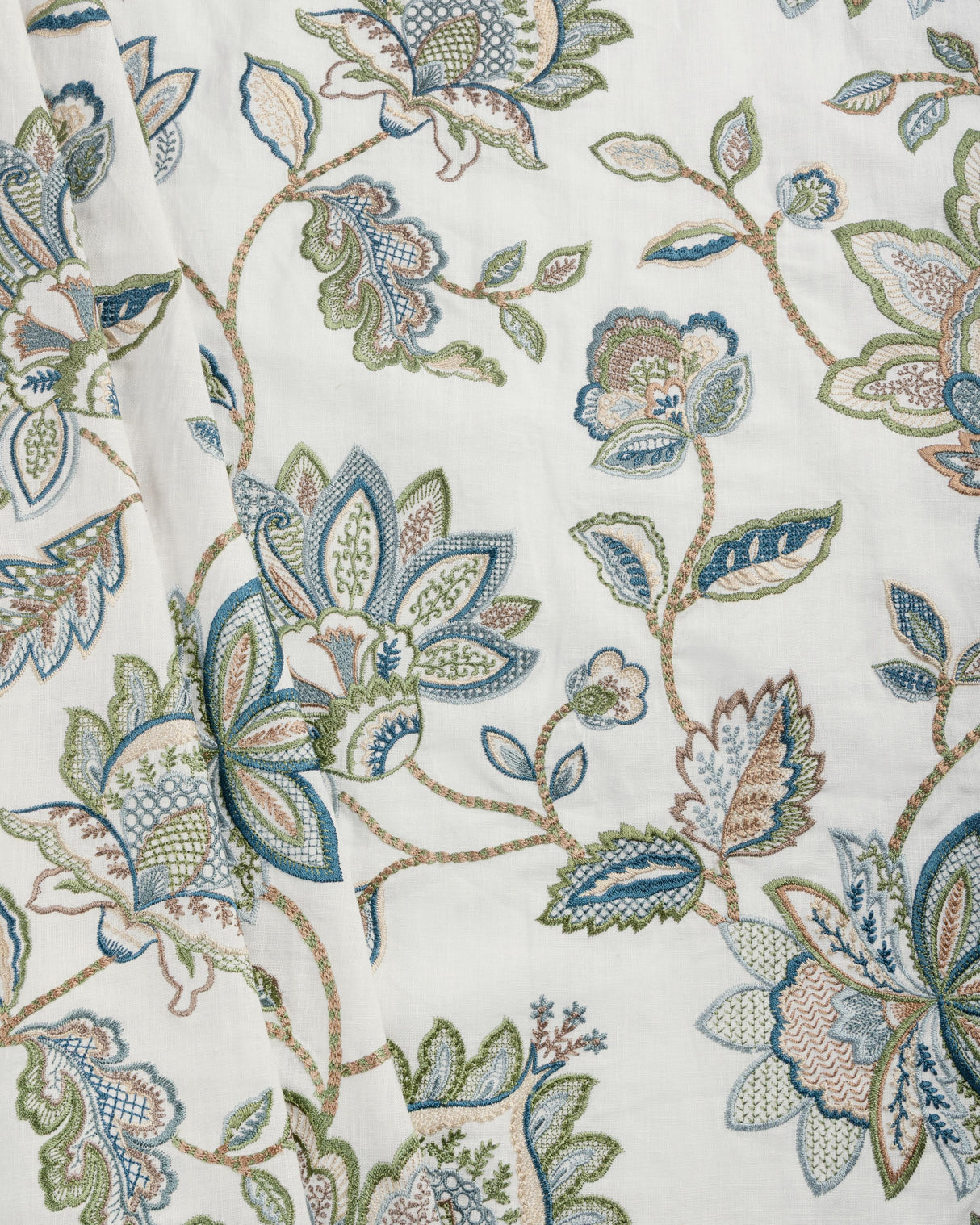 Lee Jofa MAYFAIR EMB OCEAN Fabric
