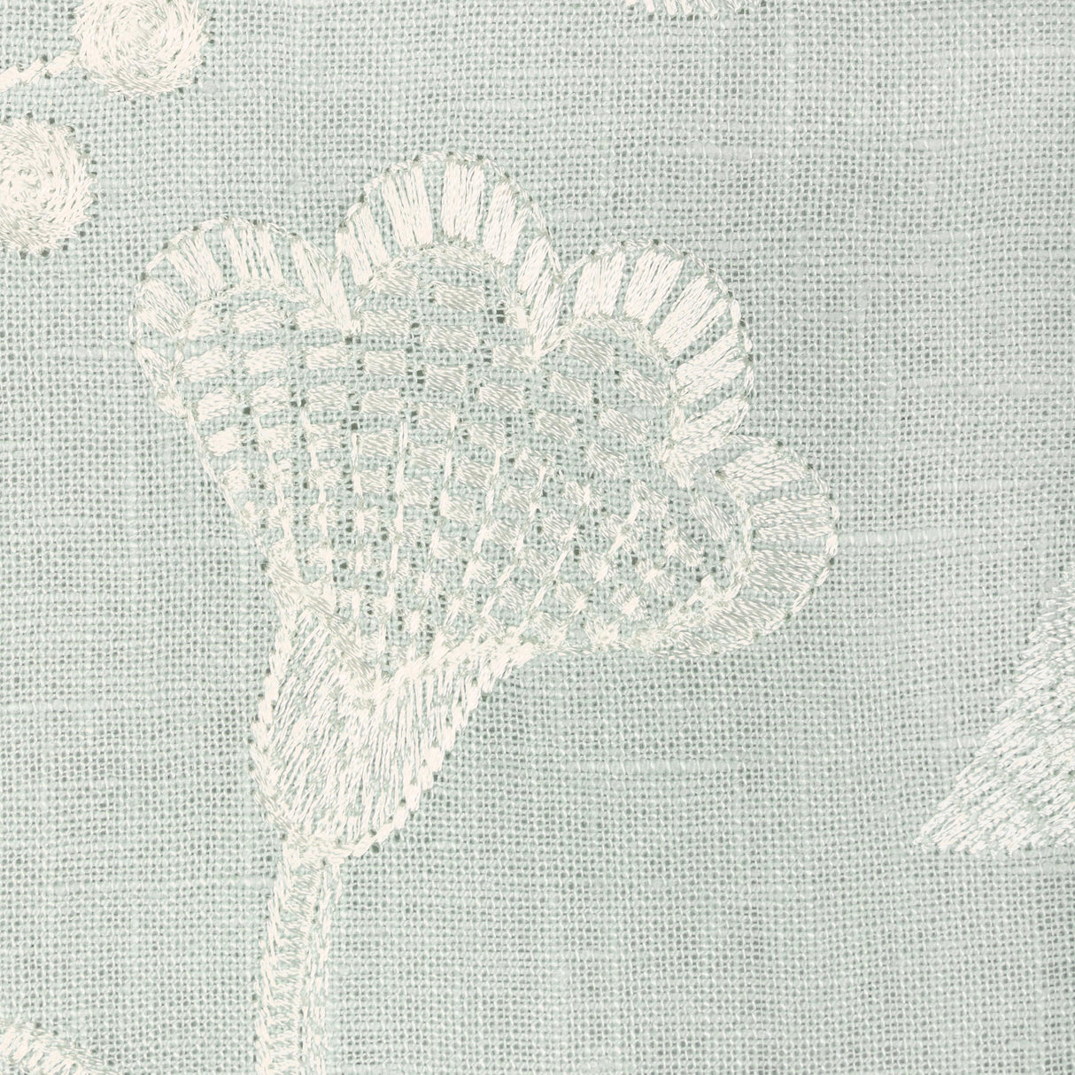 Lee Jofa SUMMERFIELD EMB AQUA Fabric