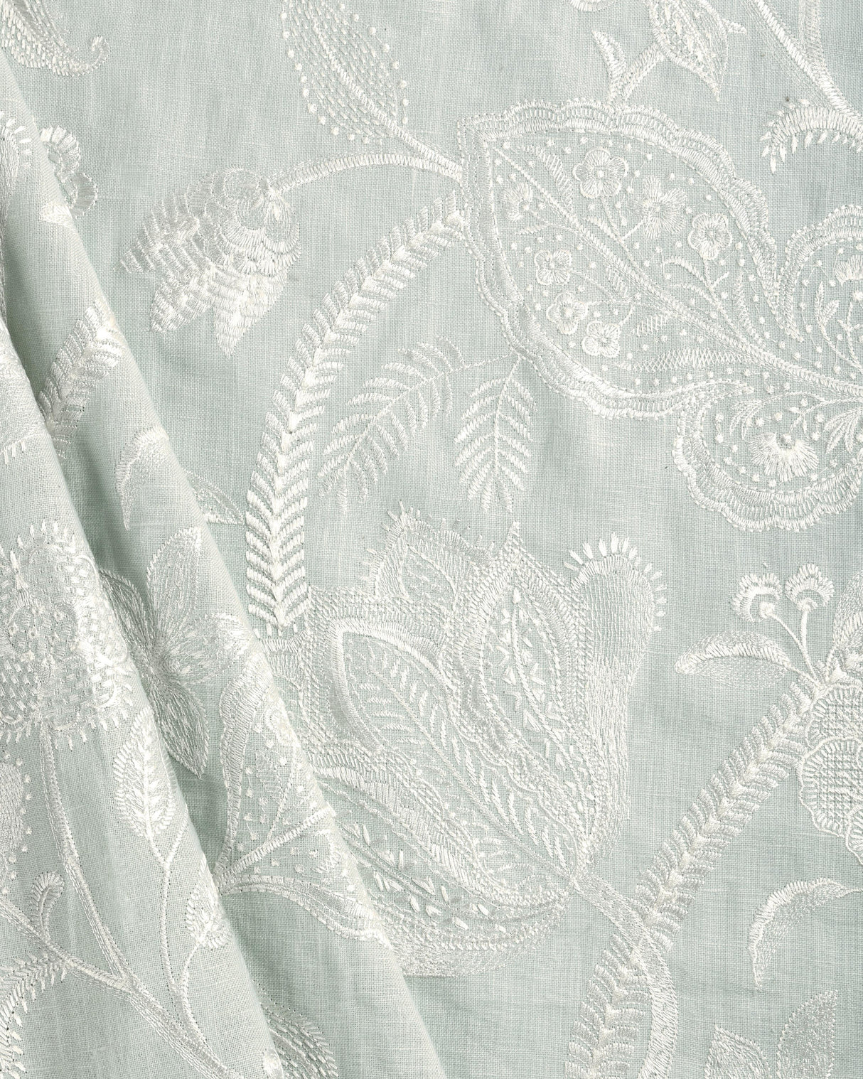 Lee Jofa SUMMERFIELD EMB AQUA Fabric