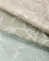 Lee Jofa SUMMERFIELD EMB AQUA Fabric