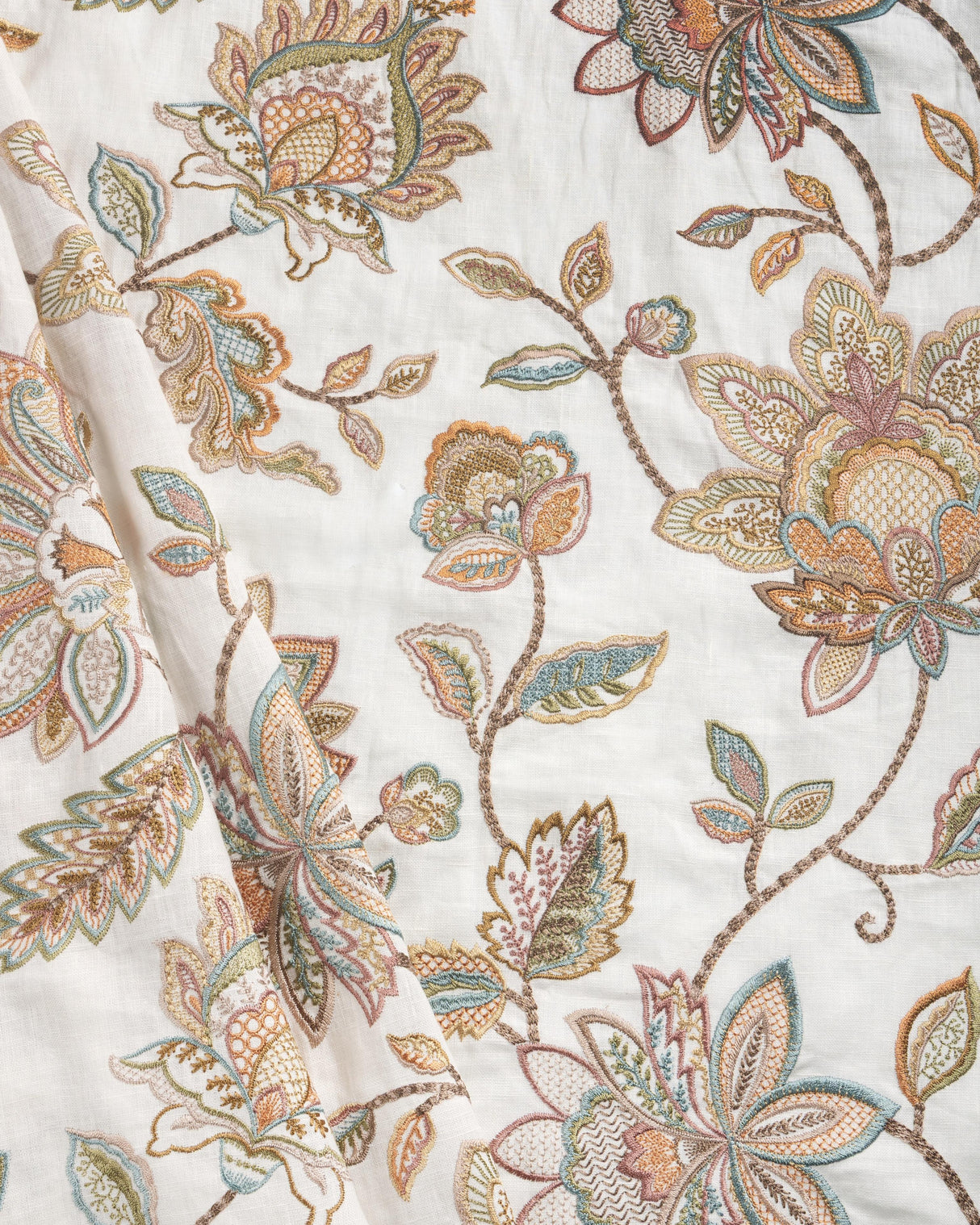 Lee Jofa MAYFAIR EMB TERRACOTTA Fabric
