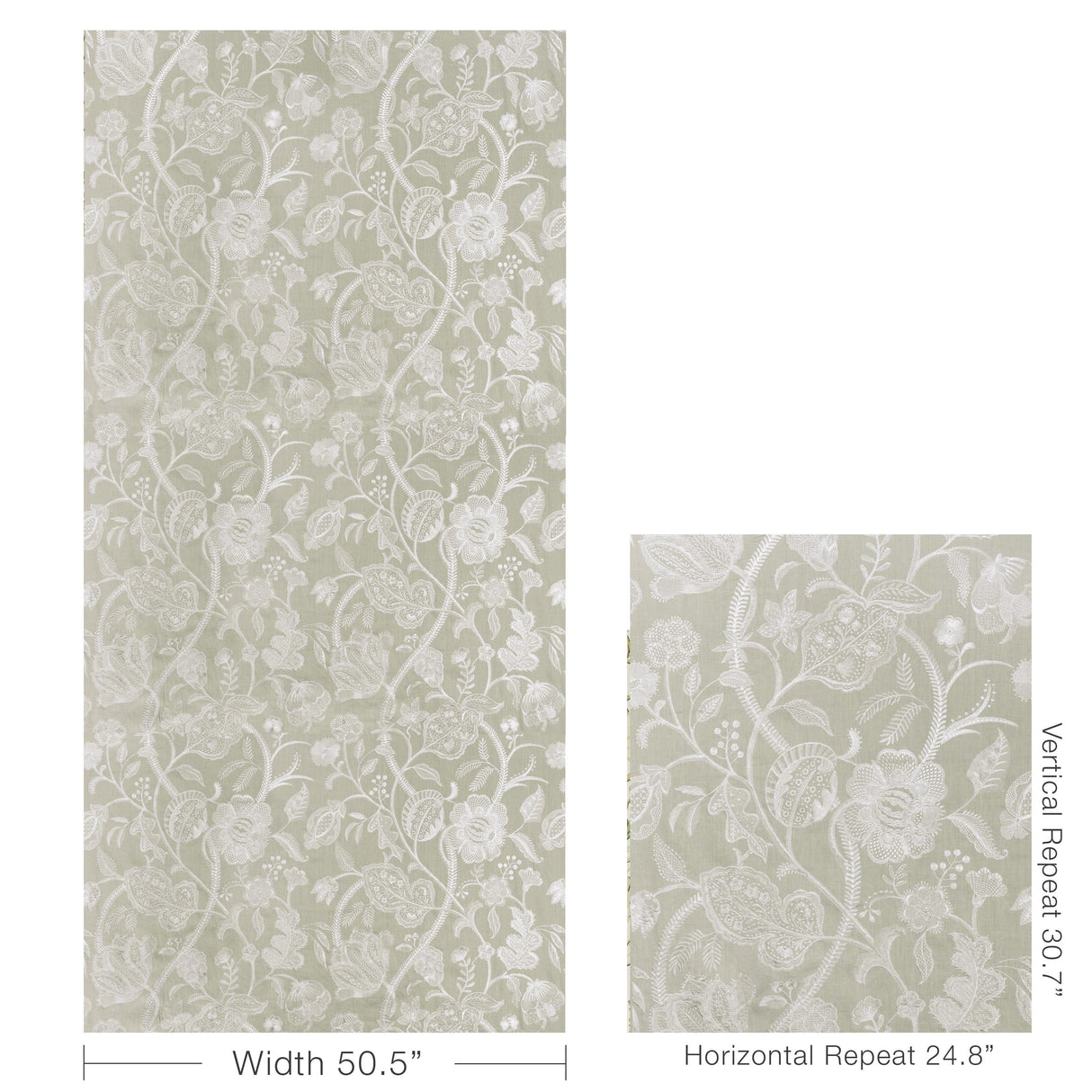 Lee Jofa SUMMERFIELD EMB CELERY Fabric