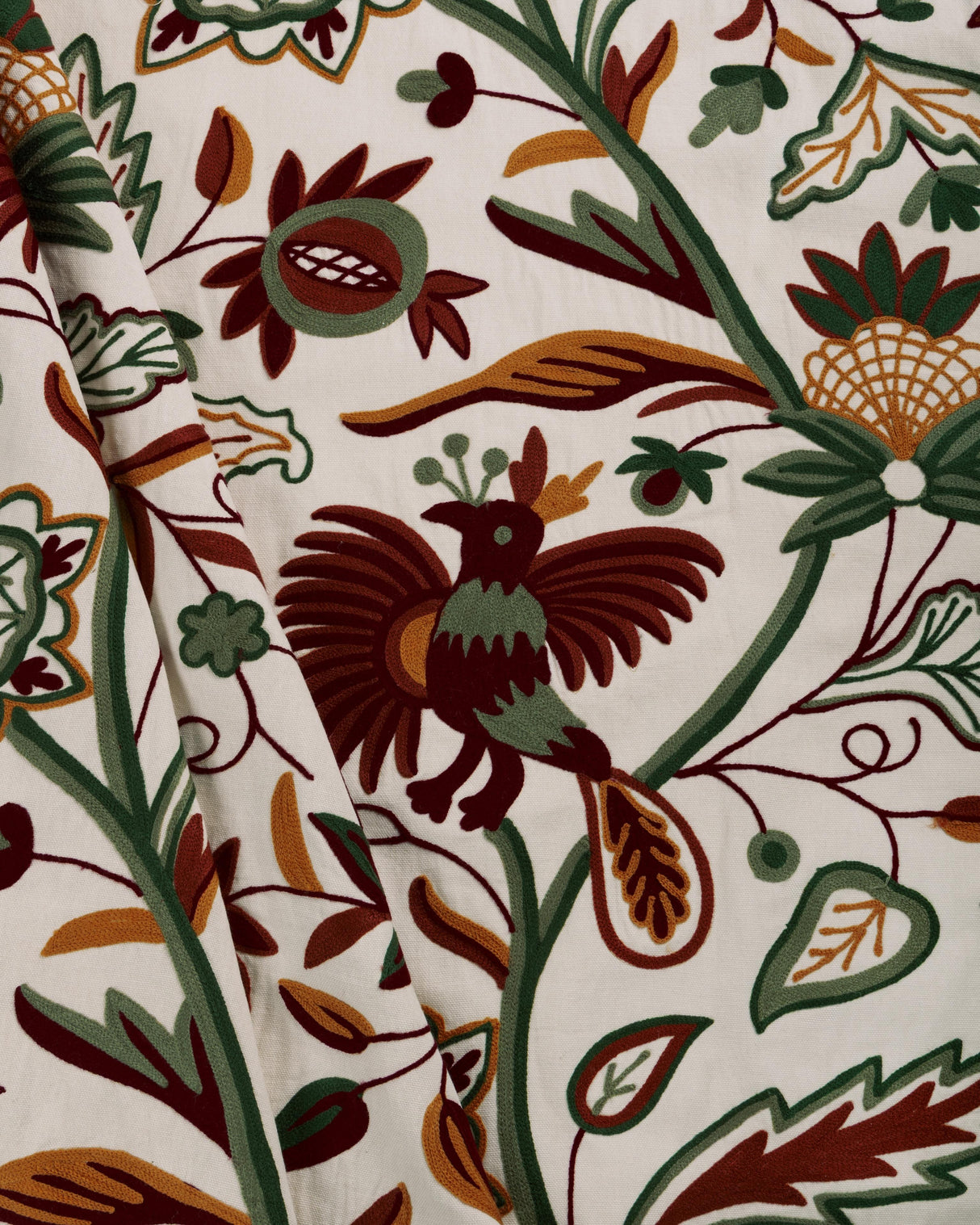 Lee Jofa FOLKLAND EMB ANTIQUE Fabric
