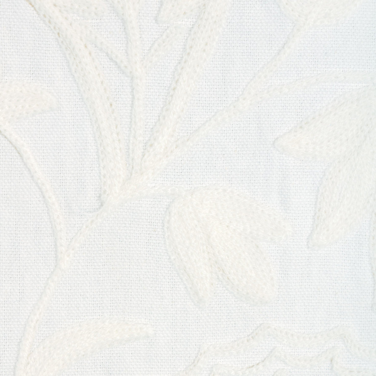 Lee Jofa FOLKLAND EMB IVORY Fabric