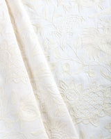 Lee Jofa FOLKLAND EMB IVORY Fabric