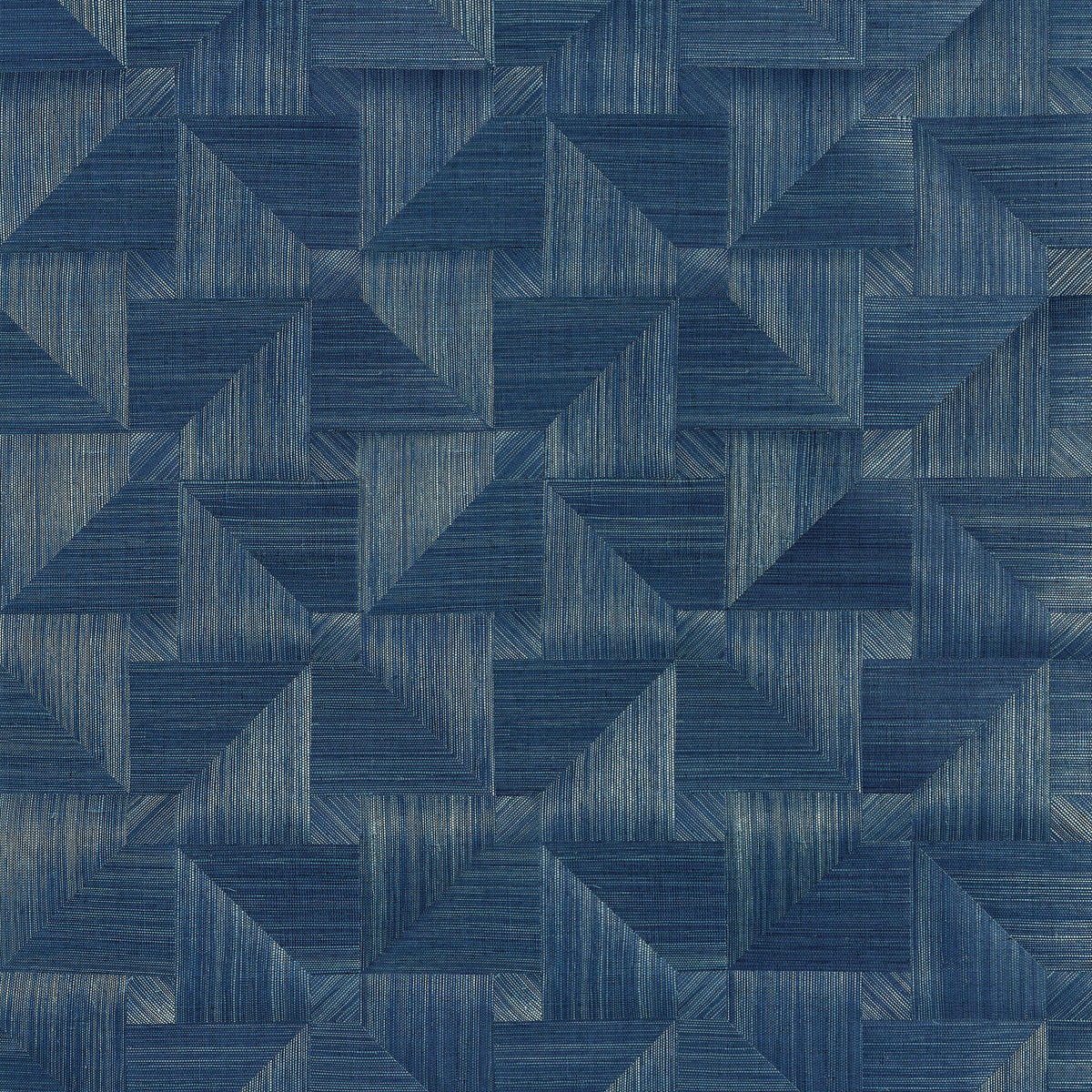 Thibaut Bali Weave Navy Wallpaper