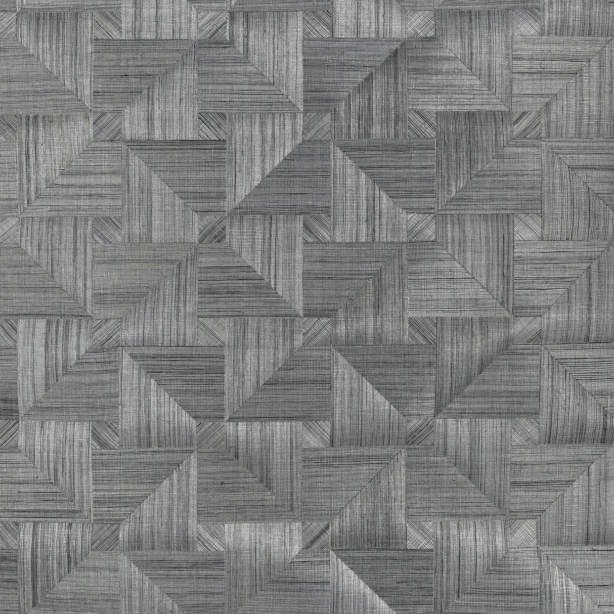 Thibaut Bali Weave Black Wallpaper