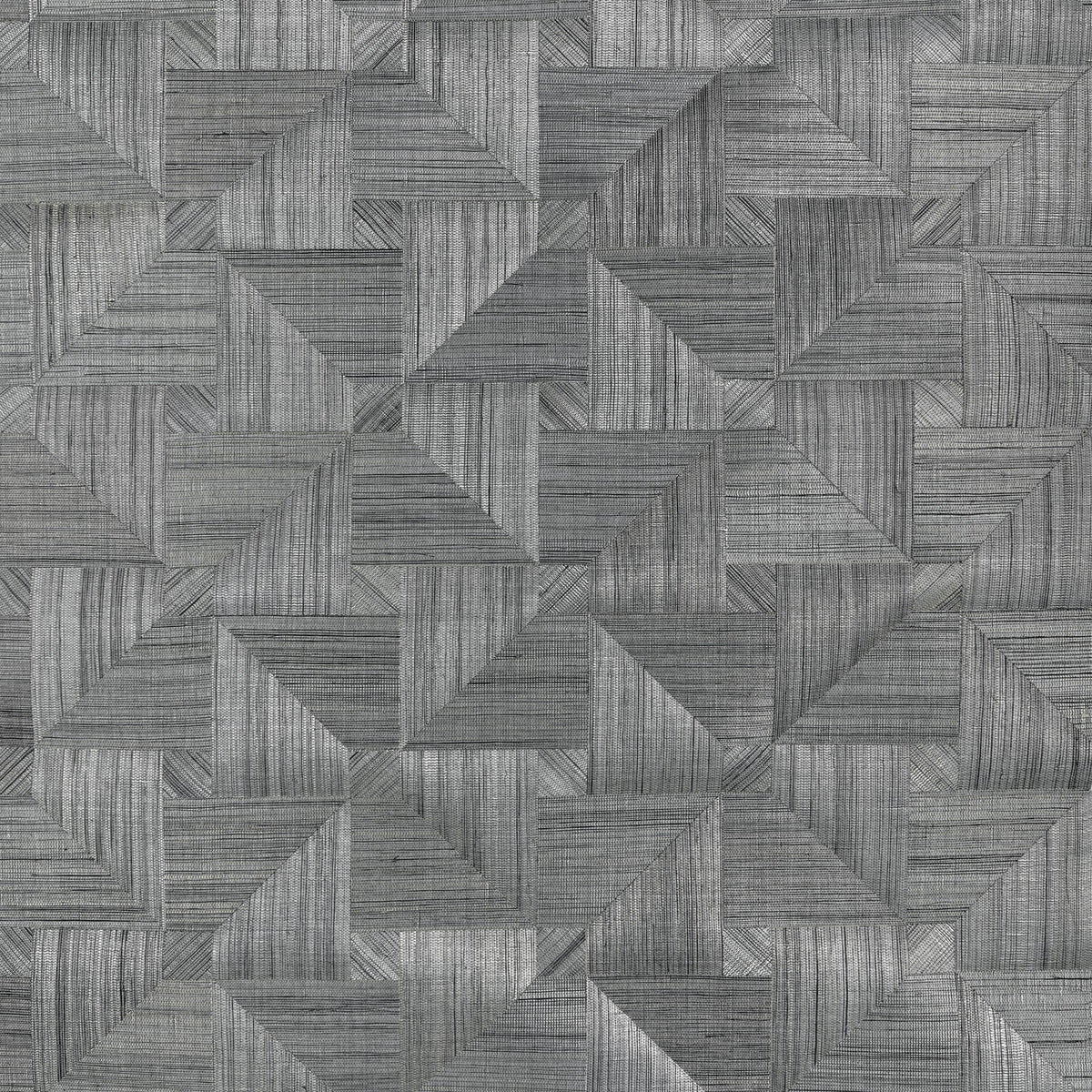 Thibaut Bali Weave Black Wallpaper