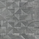 Thibaut Bali Weave Black Wallpaper