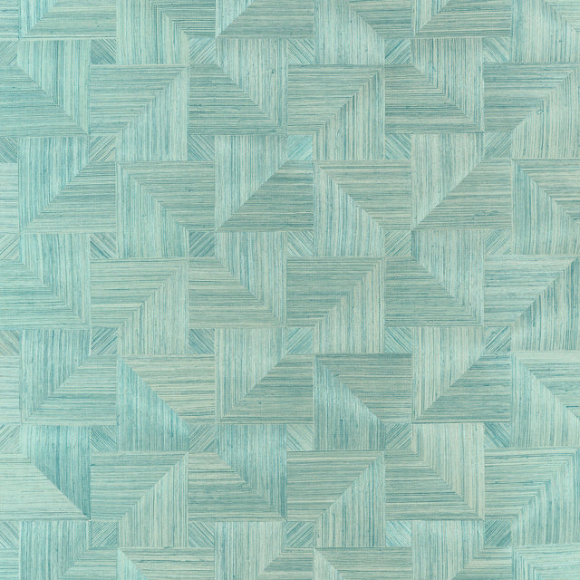 Thibaut Bali Weave Seaglass Wallpaper