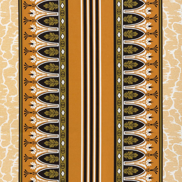 Brunschwig & Fils LOLA MONTEZ KHAKI/MUSTARD Fabric