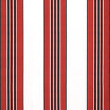 Brunschwig & Fils RAYURE MARCELLIN ROUGE Fabric