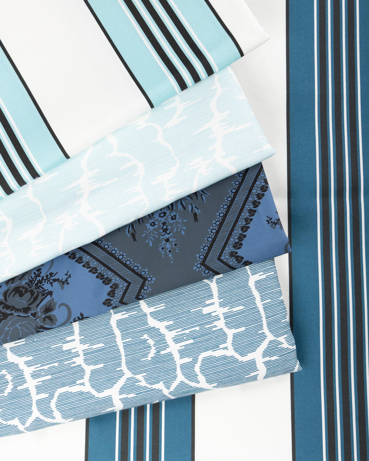Brunschwig & Fils RAYURE MARCELLIN BLUE Fabric