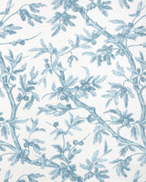 Brunschwig & Fils BRANCHES DE PIN WC AQUA Wallpaper
